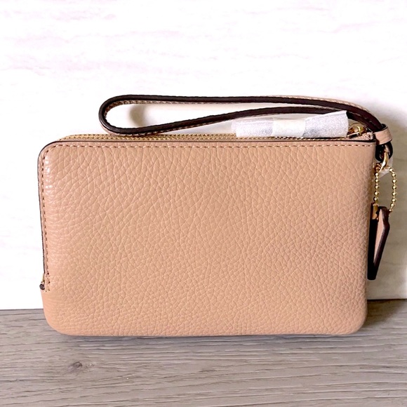 NWT Coach Double Corner Zip Wristlet - Picture 8 of 12